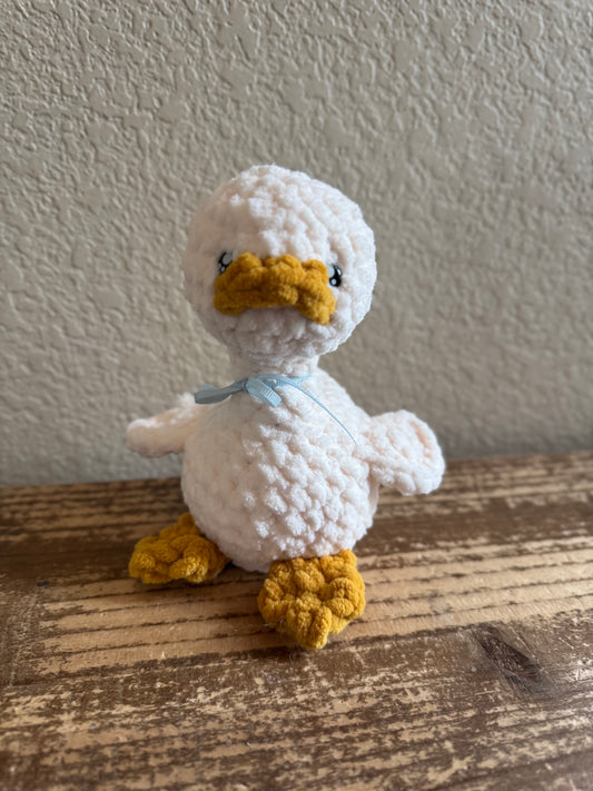 Goose plush for Easter baskets, baby shower gift, new baby gift, handmade, vintage goose,