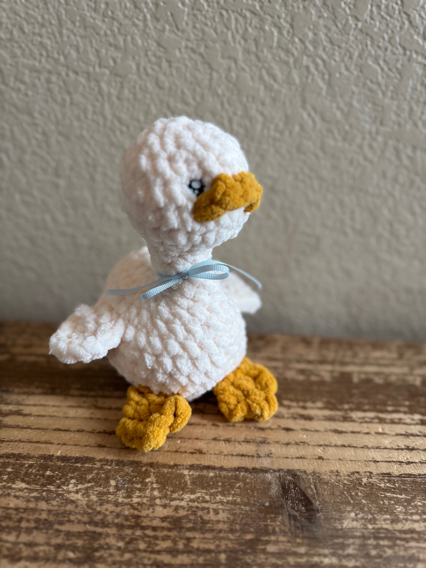Goose plush for Easter baskets, baby shower gift, new baby gift, handmade, vintage goose,