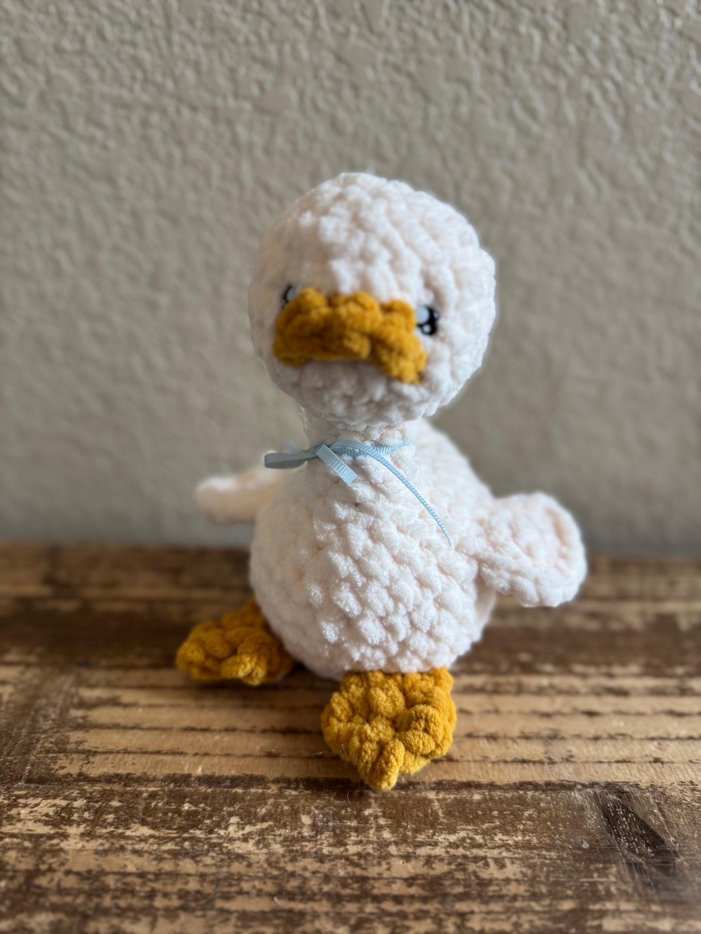 Goose plush for Easter baskets, baby shower gift, new baby gift, handmade, vintage goose,
