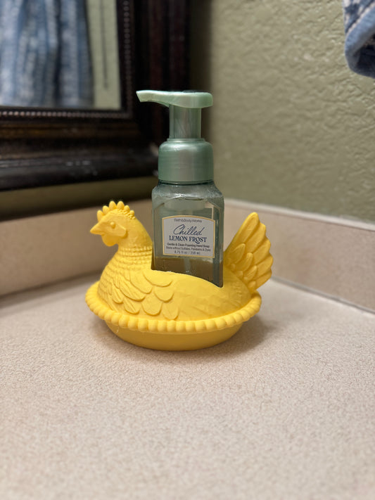 Hand soap holder