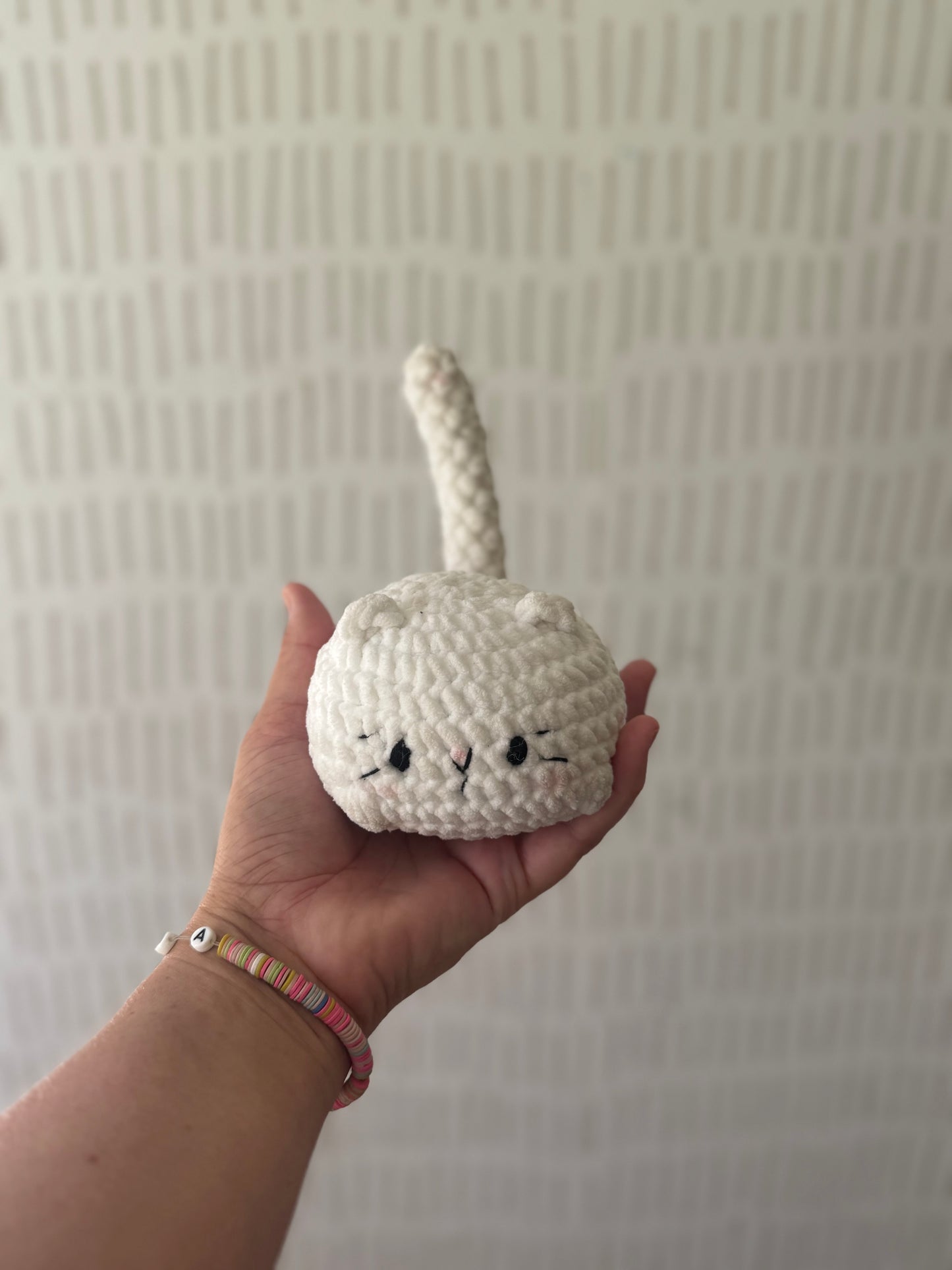 Small crocheted cat