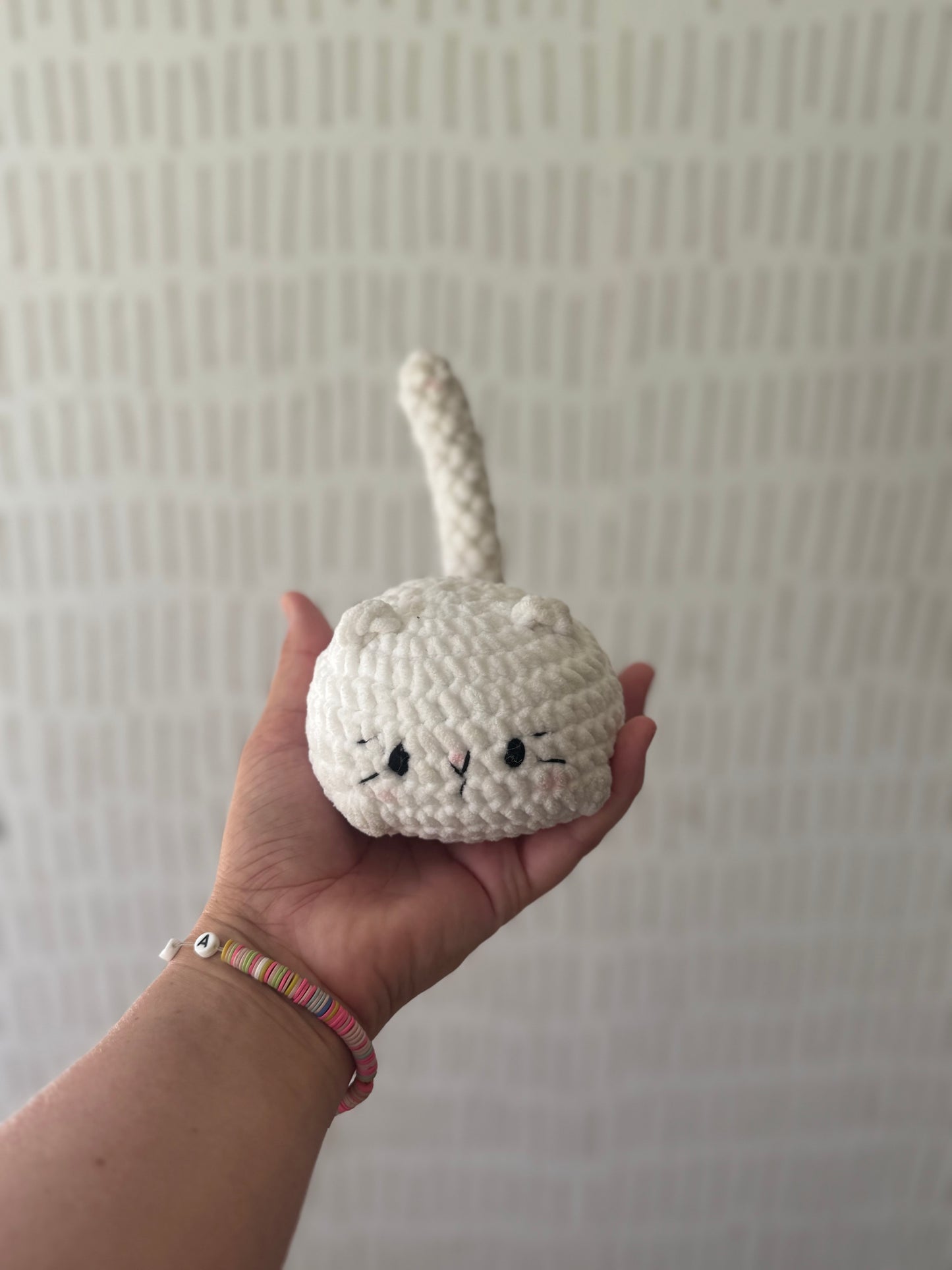 Small crocheted cat